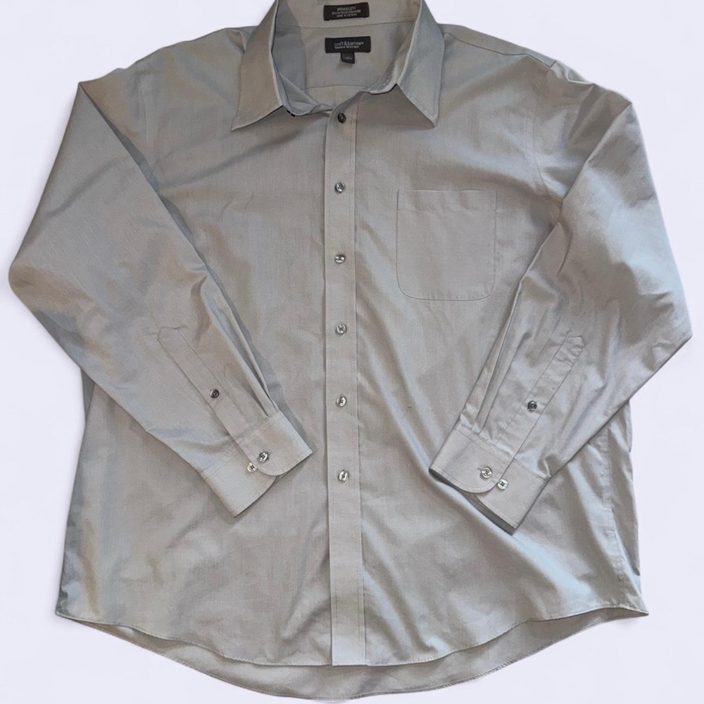 Croft & Barrow Classic Gray Dress Shirt